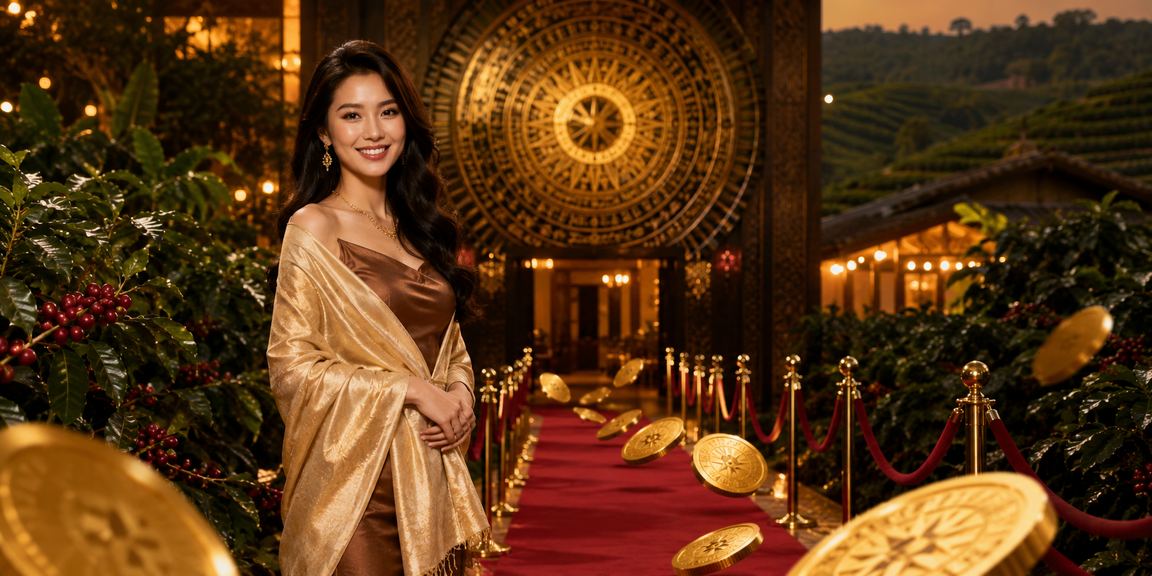 Khung cảnh Buôn Ma Thuột với cà phê và văn hóa xổ số, phản ánh thói quen giải trí trực tuyến của người Việt