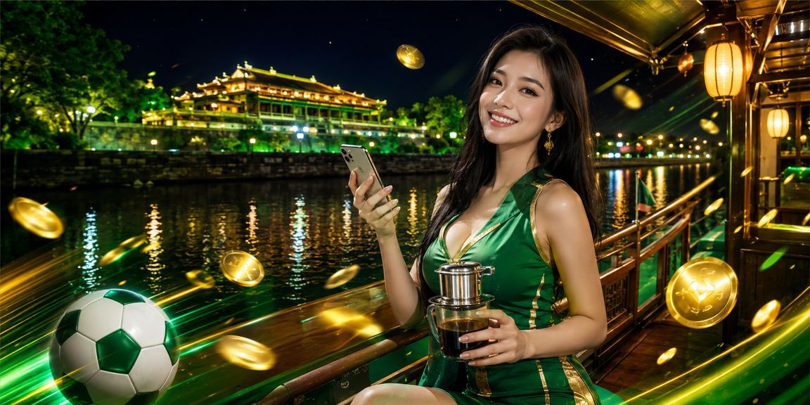Người hâm mộ bóng đá tại Huế thưởng thức cà phê và theo dõi trận đấu qua điện thoại
