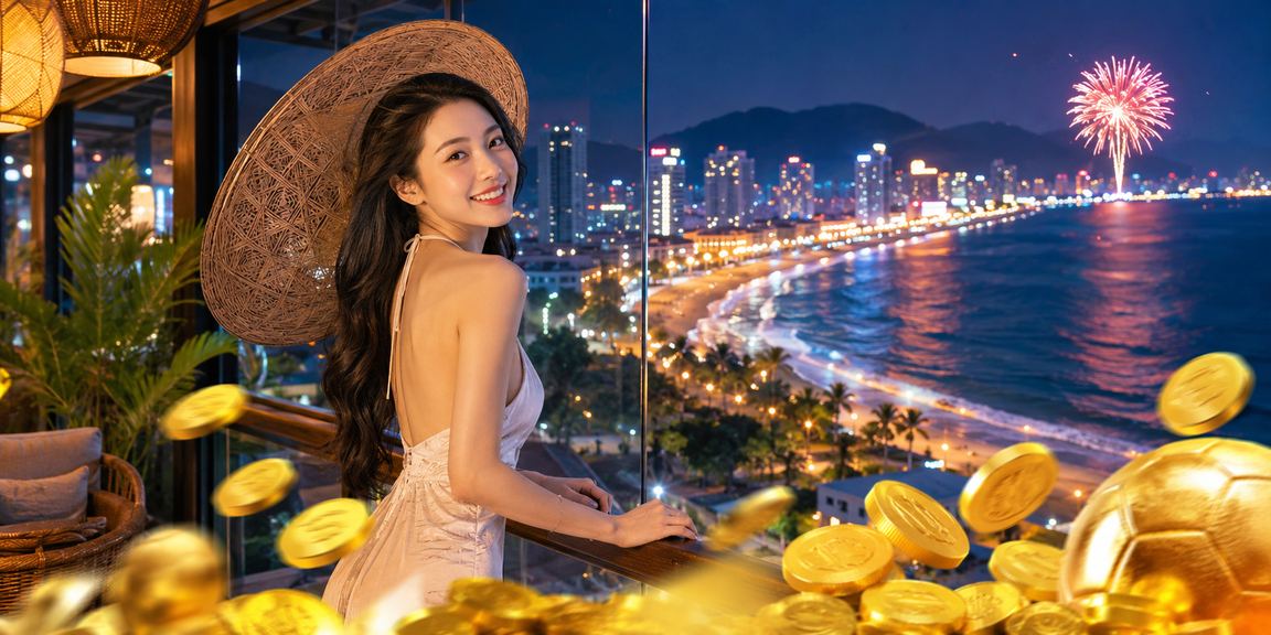 Không khí cá cược thể thao và casino tại Vũng Tàu với biểu tượng nón lá Việt Nam